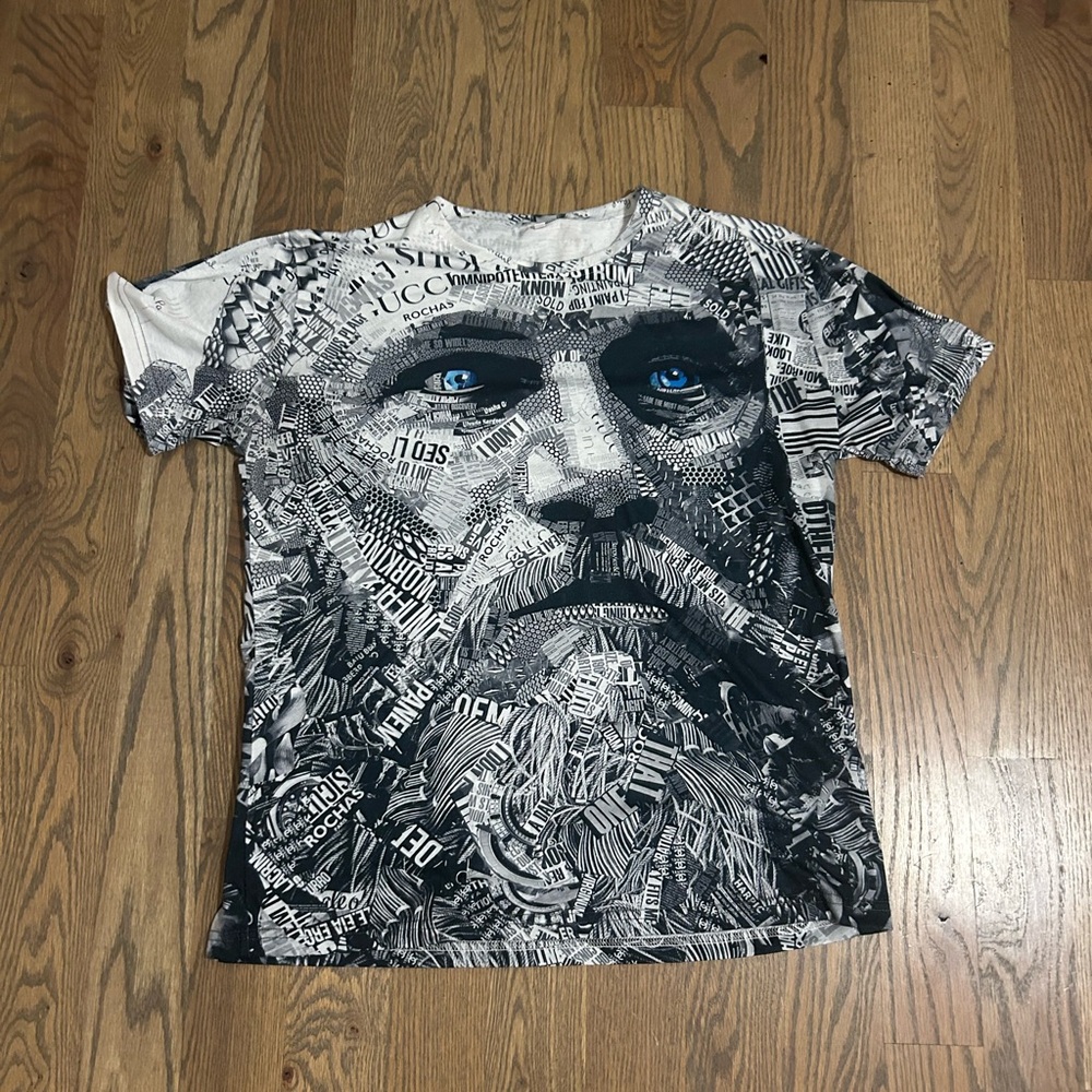 Graphic Print Men's Shirt